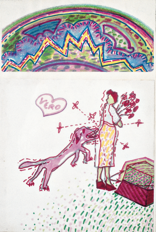 Catalogue raisonné, Robert Malaval, Eté pourri peinture fraîche, planche 2 - 1972