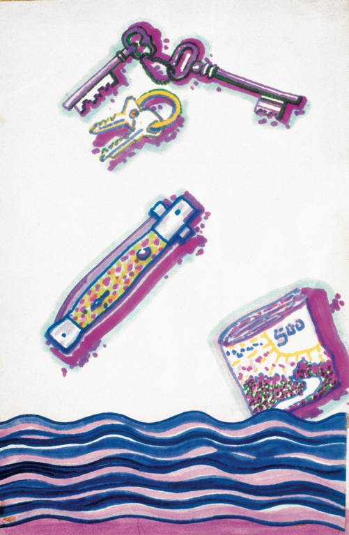 Catalogue raisonné, Robert Malaval, Eté pourri peinture fraîche, planche 3 - 1972