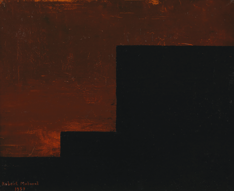 Catalogue raisonné, Robert Malaval, Escalier noir - 1957