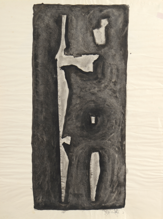 Catalogue raisonné, Robert Malaval, Jambe Grise - 1958