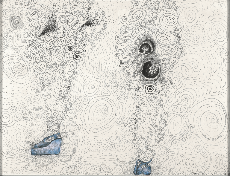 Catalogue raisonné, Robert Malaval, Les Jambes - 1962