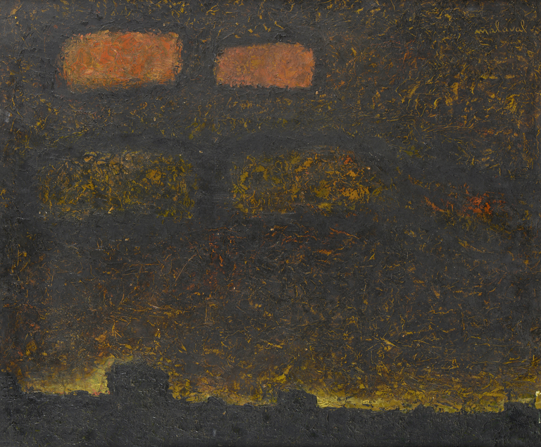 Catalogue raisonné, Robert Malaval, Paysage sombre et indigeste - 1959
