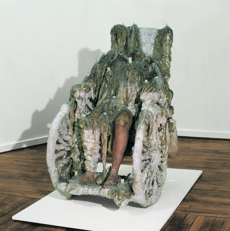 Catalogue raisonné, Robert Malaval, Aliment Blanc cultivable : femme assise 1964