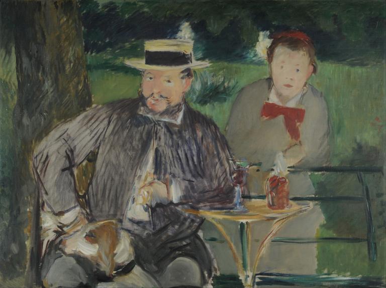Catalogue raisonné, Edouard Manet, Ernest Hoschedé et sa fille Marthe