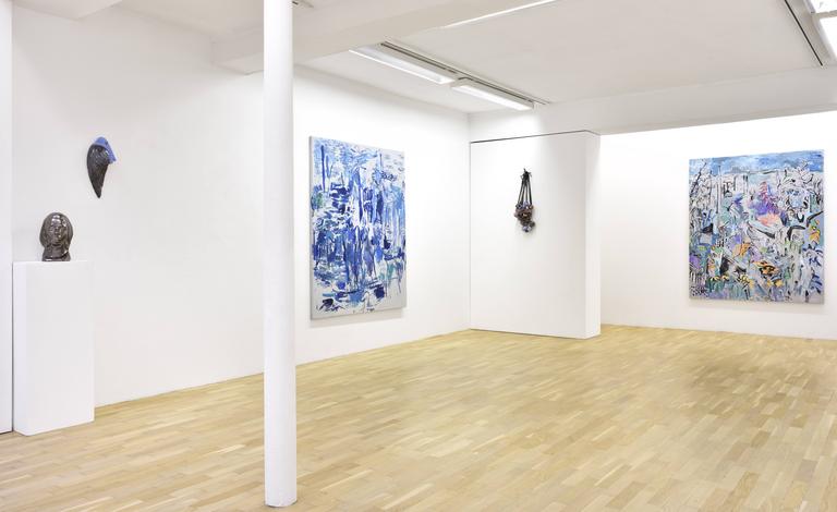 MichaÃ«le-AndrÃ©a Schatt, "Shadow of Blue", Galerie Isabelle Gounod, Paris, 2020.