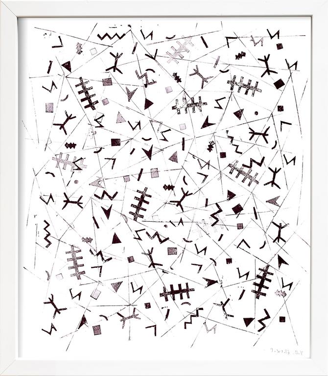 Catalogue raisonné, Henri Foucault, Monotype du 09/11/87 - 1