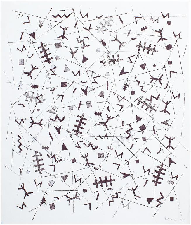 Catalogue raisonné, Henri Foucault, Monotype du 09/11/87 - 3