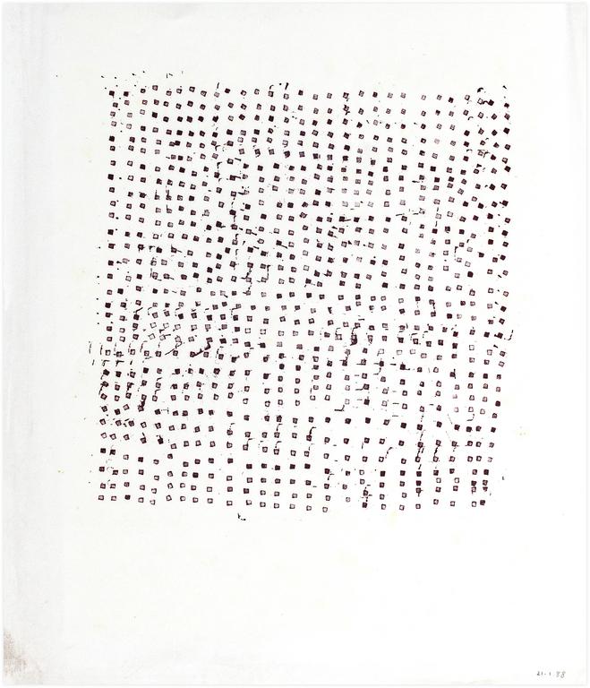 Catalogue raisonné, Henri Foucault, Monotype du 21/01/88- 2