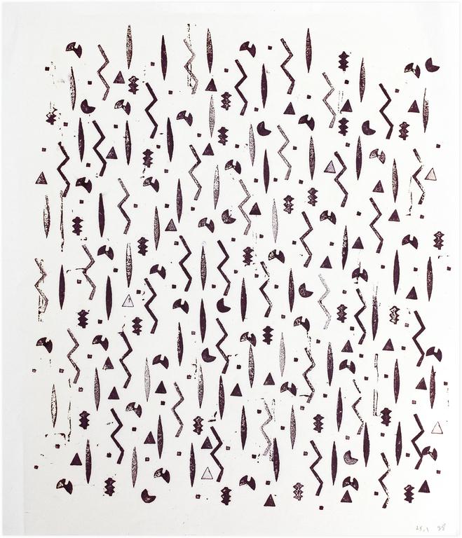 Catalogue raisonné, Henri Foucault, Monotype du 25/01/88 - 2