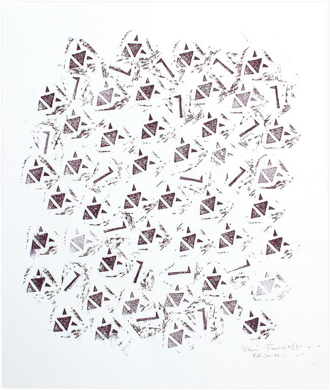 Catalogue raisonné, Henri Foucault, Monotype du 26/10/87 - 3
