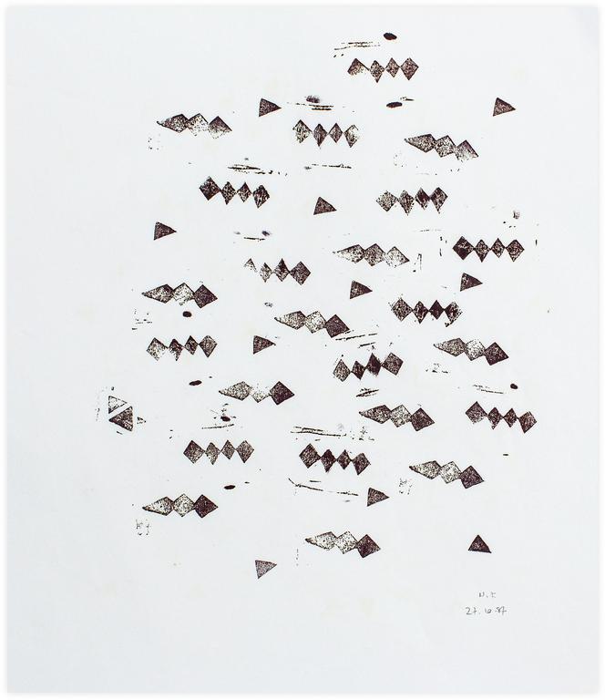 Catalogue raisonné, Henri Foucault, Monotype du 27/10/87 - 1