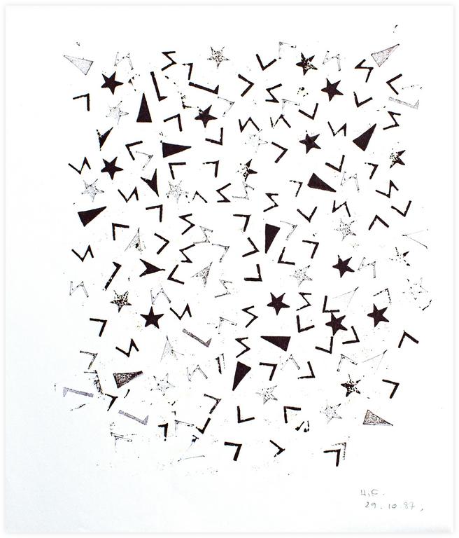 Catalogue raisonné, Henri Foucault, Monotype du 29/10/87 - 1