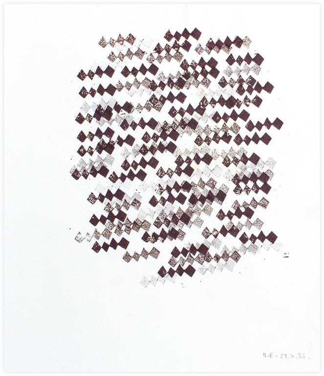 Catalogue raisonné, Henri Foucault, Monotype du 29/10/87 - 2