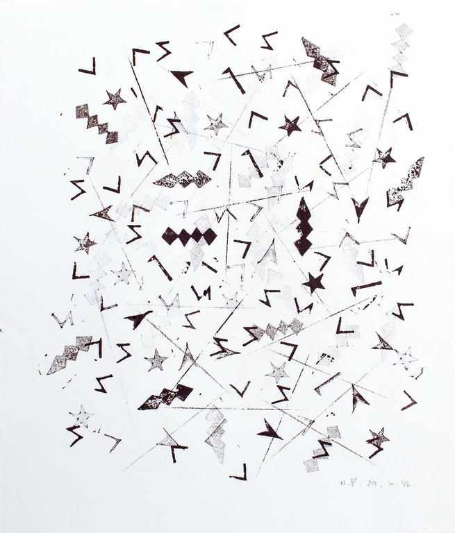 Catalogue raisonné, Henri Foucault, Monotype du 29/10/87 - 3