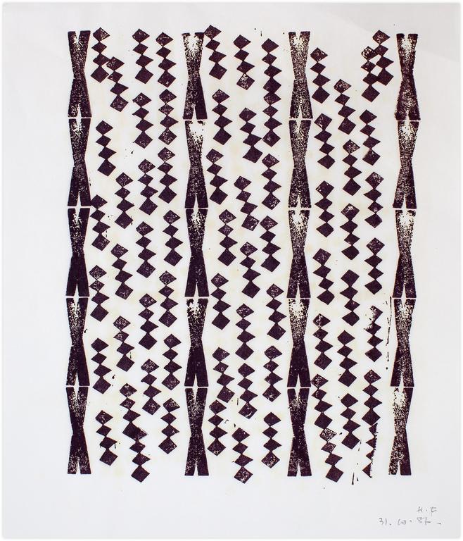 Catalogue raisonné, Henri Foucault, Monotype du 31/10/87-5 - 1987