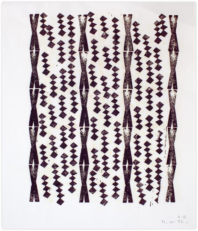 Catalogue raisonné, Henri Foucault, Monotype du 31/10/87-5 - 1987