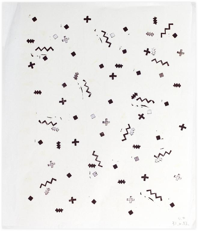 Catalogue raisonné, Henri Foucault, Monotype du 31/10/87 - 3