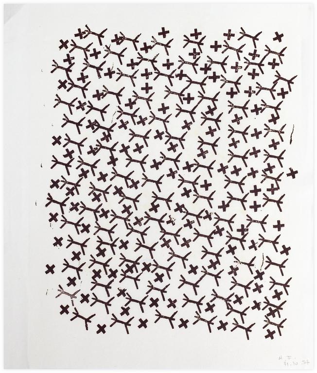 Catalogue raisonné, Henri Foucault, Monotype du 31/10/87 - 4