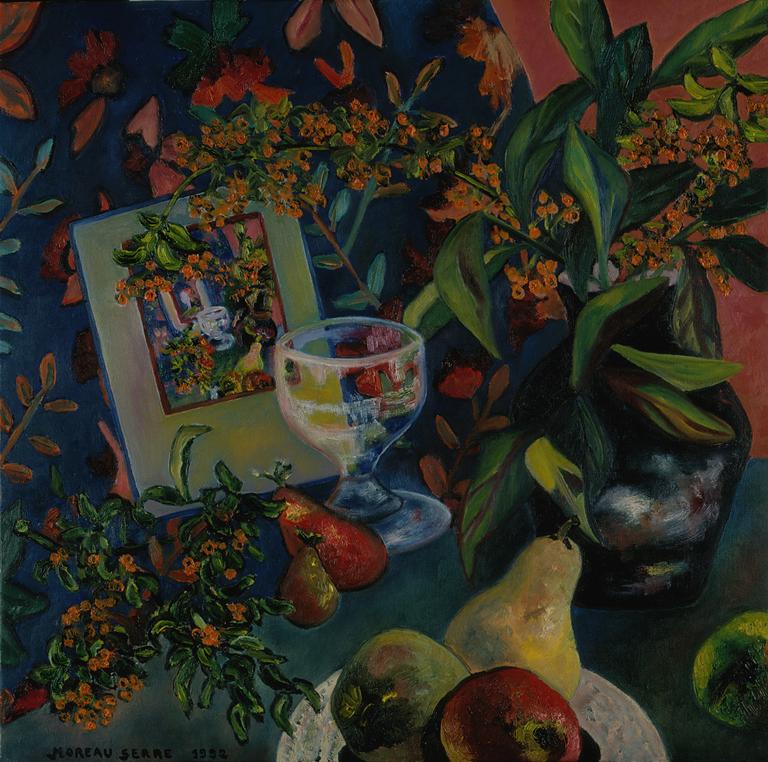 Catalogue raisonné, Brigitte Moreau Serre, Nature morte au cadre de photo