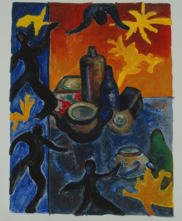 Catalogue raisonné, Brigitte Moreau Serre, Nature morte aux petits personnages