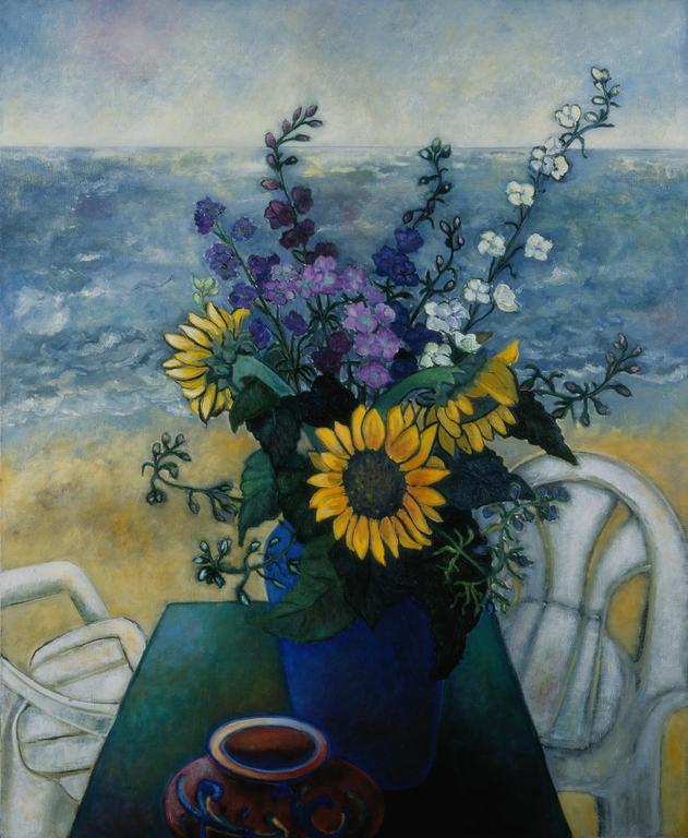 Catalogue raisonné, Brigitte Moreau Serre, Nature morte aux tournesols face à la mer