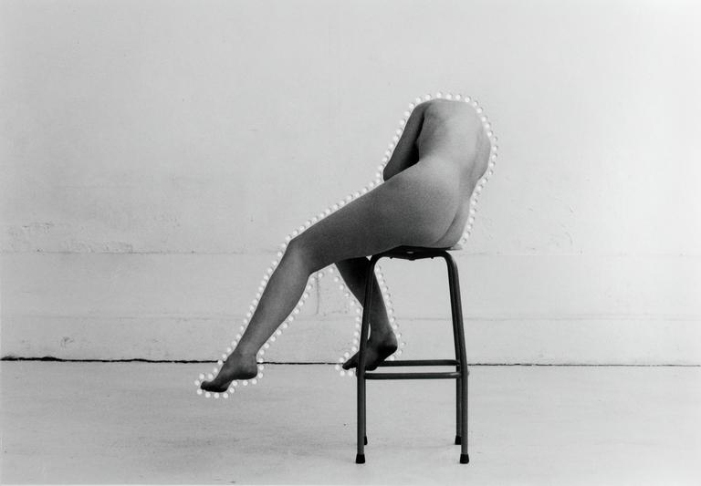 Catalogue raisonné, Henri Foucault, Nu et tabouret - version B - 2003