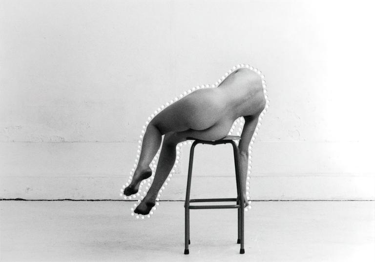 Catalogue raisonné, Henri Foucault, Nu et tabouret - version D - 2003