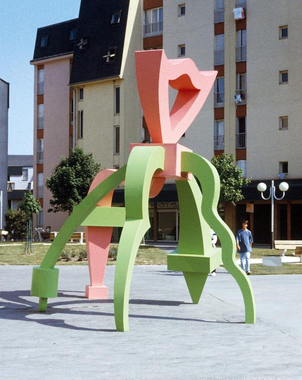 Catalogue raisonné, Jean-Paul Thaéron, Vert, rose - 1992