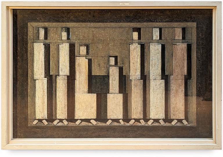 Catalogue raisonné, Francesco Marino di Teana, Frederic II au milieu de ses maitres très grand tableau — 1983