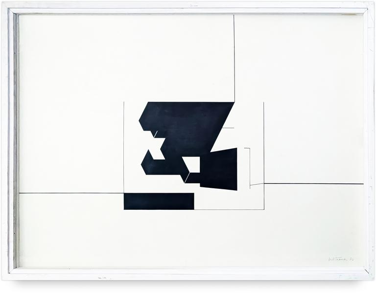 Catalogue raisonné, Francesco Marino di Teana, Fusion Matière Espace Encre de chine — 1974