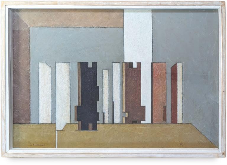 Catalogue raisonné, Francesco Marino di Teana, Hommage aux tours de Bologne — 1995