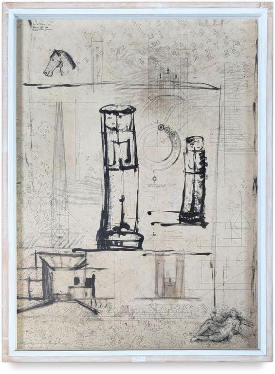 Catalogue raisonné, Francesco Marino di Teana, La marguerite - Table de travail — 1985