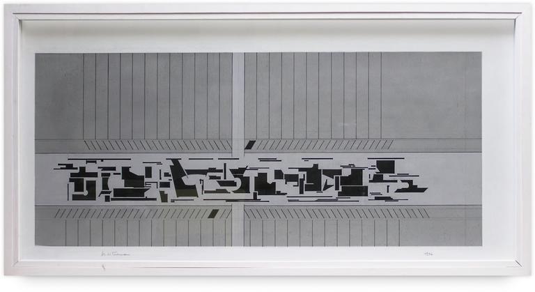 Catalogue raisonné, Francesco Marino di Teana, Le Trou Noir - Frise Architecturale — 1956