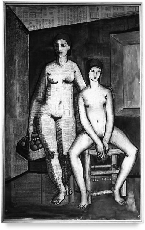 Catalogue raisonné, Francesco Marino di Teana, Los dos desnudos dessin — 1984