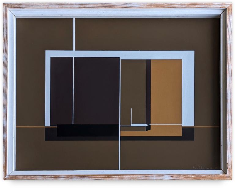 Catalogue raisonné, Francesco Marino di Teana, A la Recherche des Portes qui n’ont pas de Fin (tableau d’Alexandre) Le déplacement à travers moi-même — 1978 réalisation 2004
