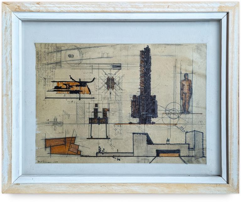 Catalogue raisonné, Francesco Marino di Teana, Busquedas de formas 2 - Croquis de Busqueda (Recherche de formes) — 1989