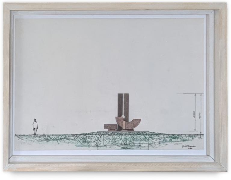 Catalogue raisonné, Francesco Marino di Teana, Cité avenir n°1 - Projet pour Nancy — 1970 - 1974