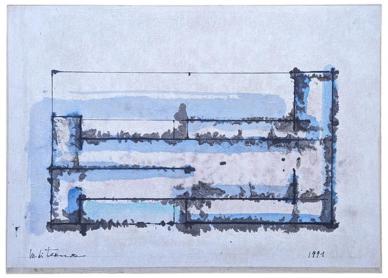 Catalogue raisonné, Francesco Marino di Teana, Desnudo acostado n° 11/13 — 1991