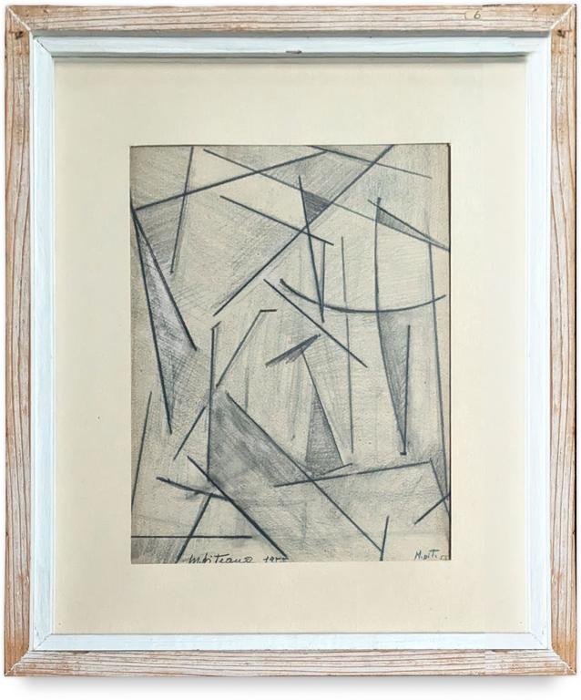 Catalogue raisonné, Francesco Marino di Teana, Dibujo - composition — 1955
