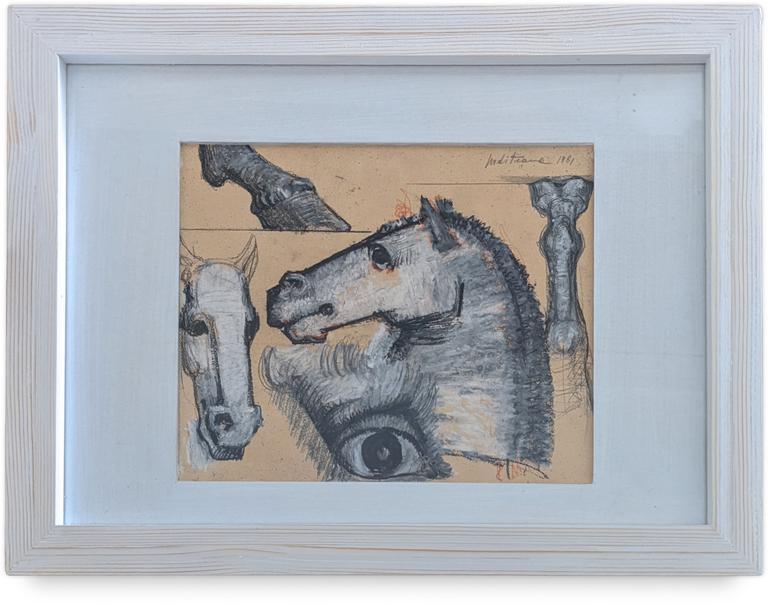 Catalogue raisonné, Francesco Marino di Teana, Etude du cheval — 1981