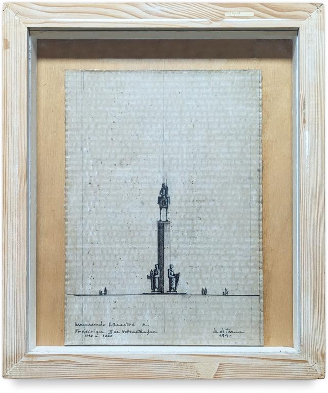Catalogue raisonné, Francesco Marino di Teana, Dessin du Monument Équestre de Frédéric Hohenstaufen — 1991