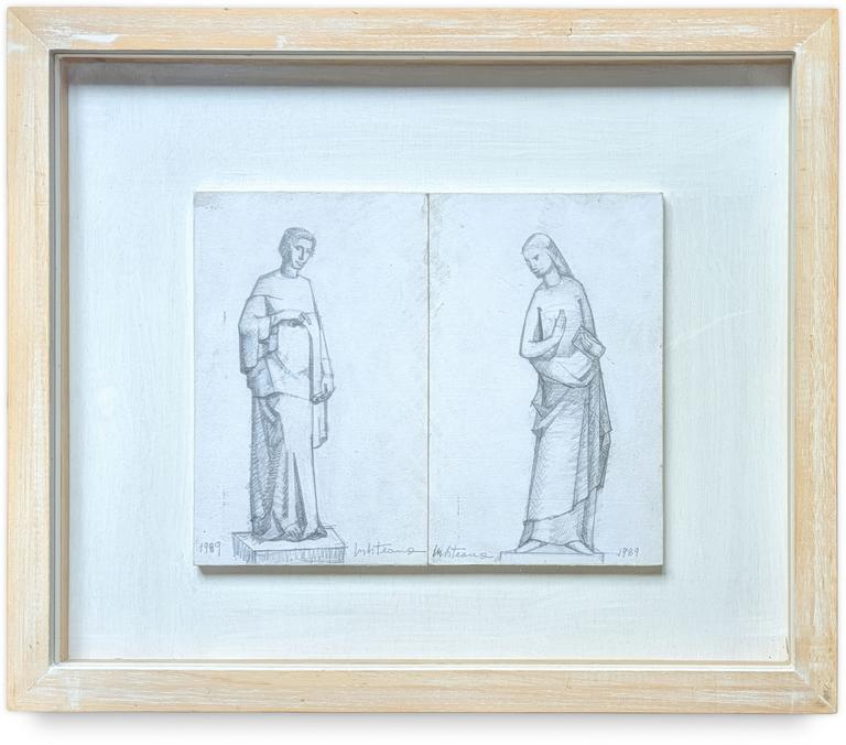Catalogue raisonné, Francesco Marino di Teana, Les personnages de Rome ou de la cathédrale le couple — 1989