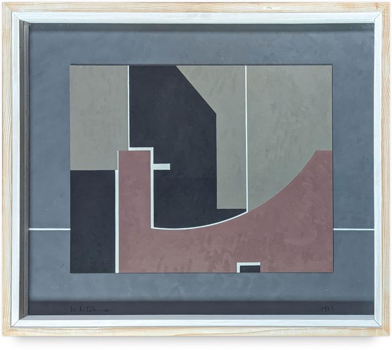 Catalogue raisonné, Francesco Marino di Teana, Navire spatial - La Garde — 1973