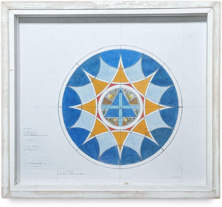 Catalogue raisonné, Francesco Marino di Teana, Original de la Rosace Notre Dame de Saint Flour — 2004