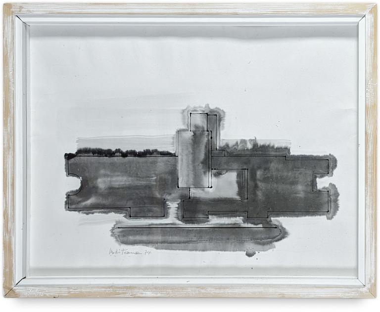 Catalogue raisonné, Francesco Marino di Teana, Parcours sans Fin Encre de Chine — 1974