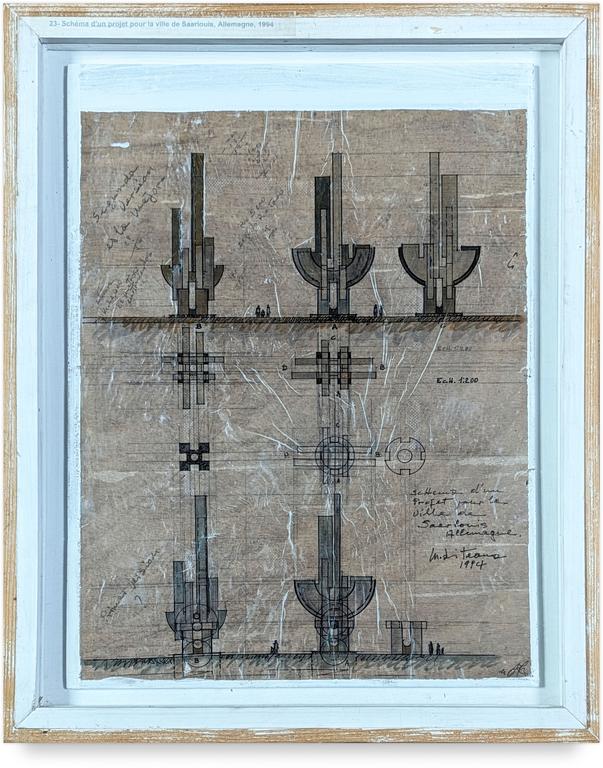 Catalogue raisonné, Francesco Marino di Teana, Projet pour la ville de Saarlouis — 1994