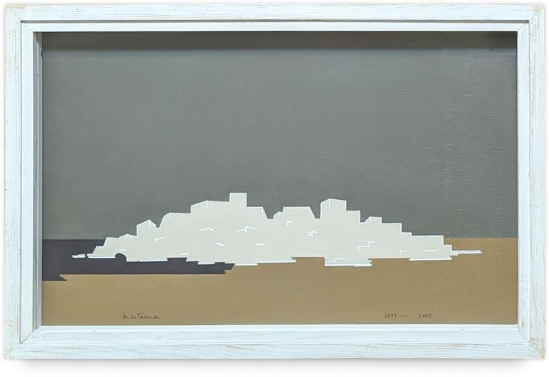 Catalogue raisonné, Francesco Marino di Teana, Pueblo metafisico - Hommage à Petrarque, moyen tableau — 1979 - 2005