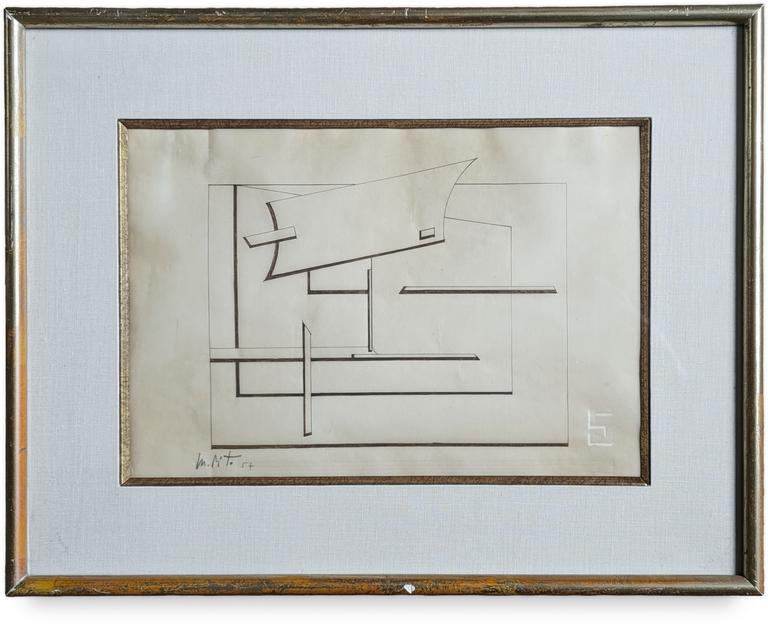 Catalogue raisonné, Francesco Marino di Teana, Relief Dynamique de formes n°4 — 1957