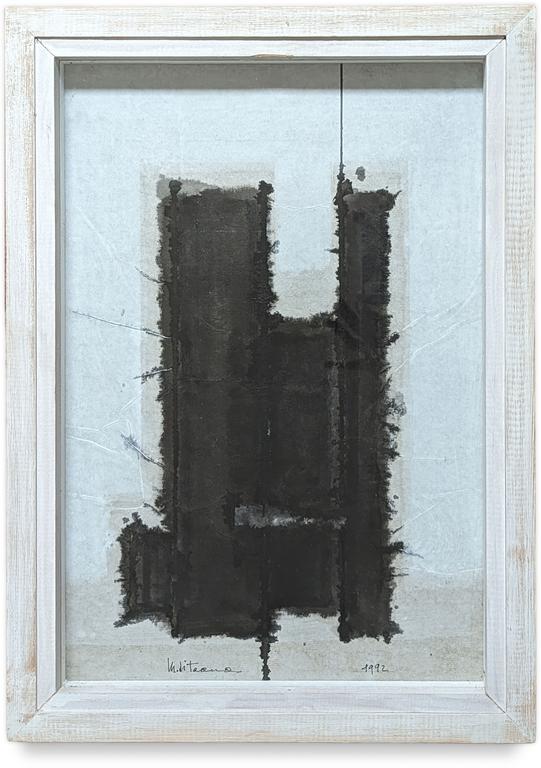 Catalogue raisonné, Francesco Marino di Teana, STRUCTURA 6/13 VI Série encre de chine & aquarelle encadré — 1992