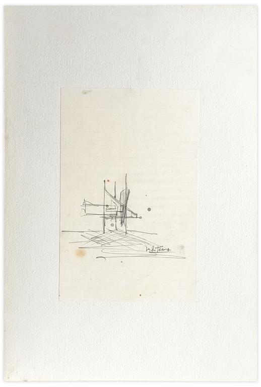 Catalogue raisonné, Francesco Marino di Teana, Action constante (dessin sous vitre), Structura Dinamica — non daté